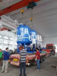 陜西客戶預定的全自動防爆型石英砂過濾器發貨啦 公司動態 江陰市嘉一機電制造